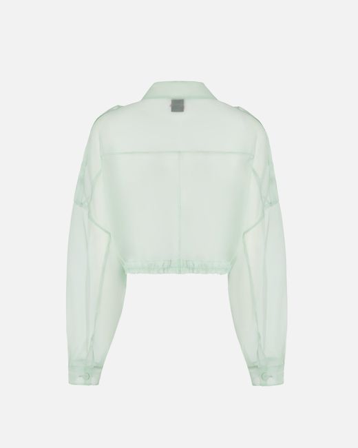 Pinko Green Cropped Pea Coat