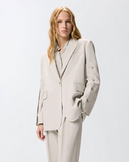 Pinko Natural Flowing Jacket With Slits