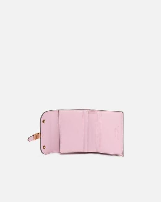 Pinko Pink Leather Wallet With Lettering
