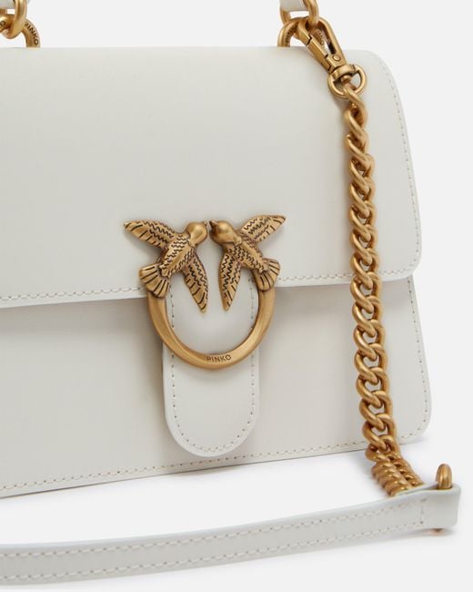 Pinko White Mini Handbag Love Bag Top Handle