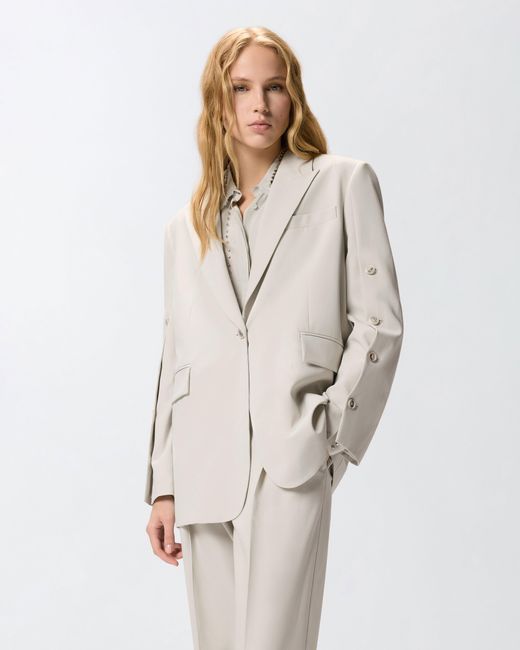 Pinko Natural Flowing Jacket With Slits