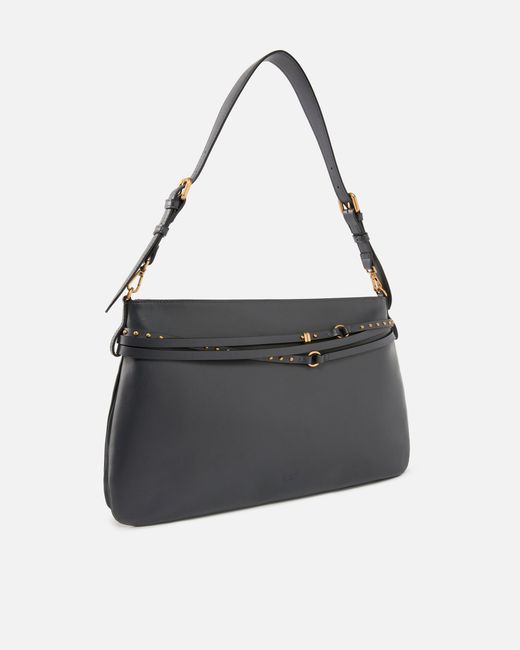 Pinko Black Belt Bag Big Large Shoulder Bag