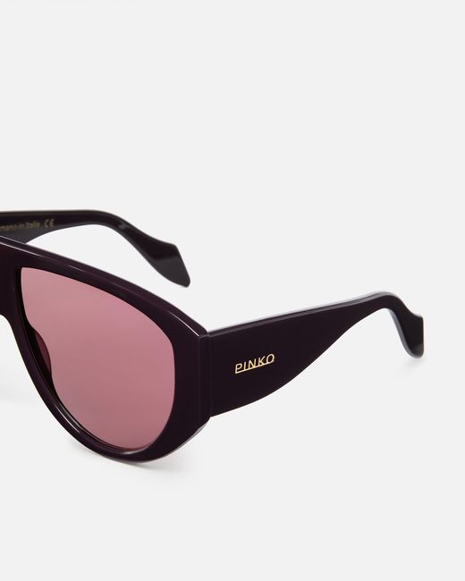Pinko Pink Pilot-Style Sunglasses