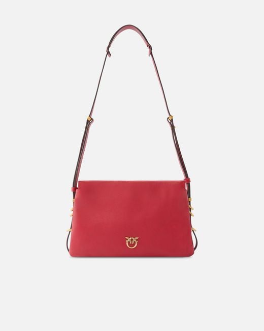 Pinko Red Mini One, Two, Three Bag