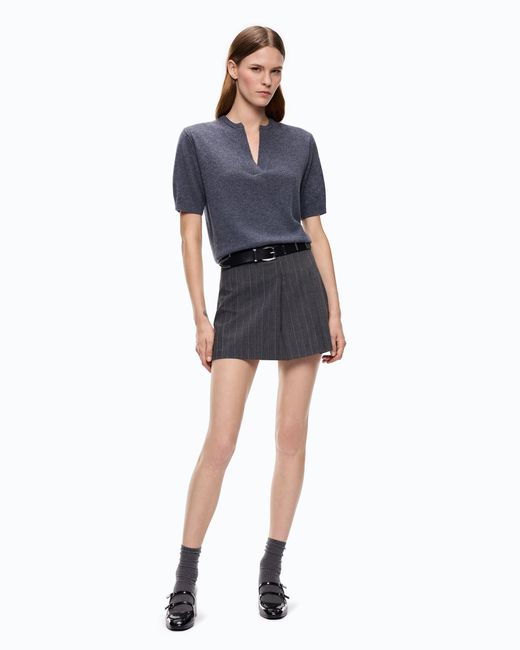 Pinko Blue V-Neck Sweater