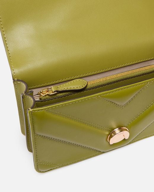 Pinko Green Mini Love Bag One Shoulder Bag
