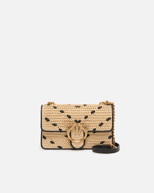 Pinko Natural Love One Mini Light Dc Rafia + V Ss26