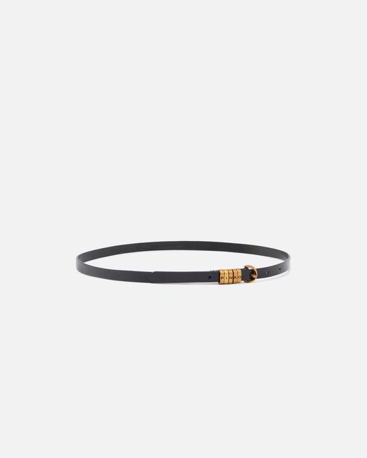 Pinko White 1.2-Cm Belt With Lettering Logo