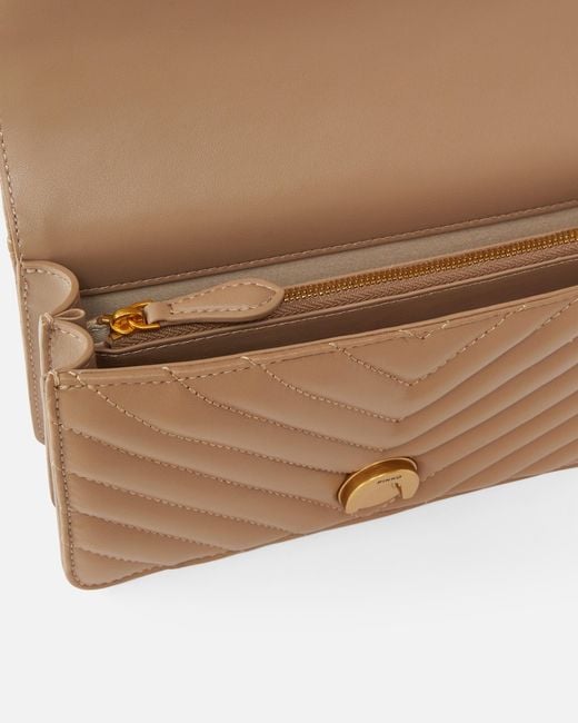 Pinko Natural Small Shoulder Bag Love Bag One Chevron