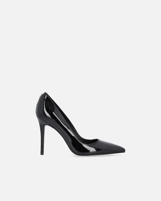 Pinko White Shiny Heeled Pumps