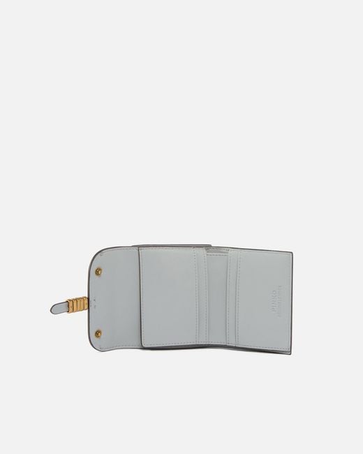 Pinko White Leather Wallet With Lettering
