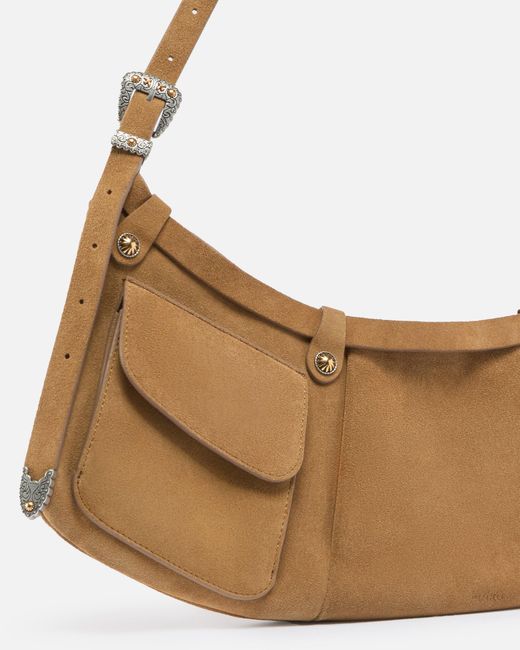 Pinko White Pocket Body Bag Large Shoulder Bag