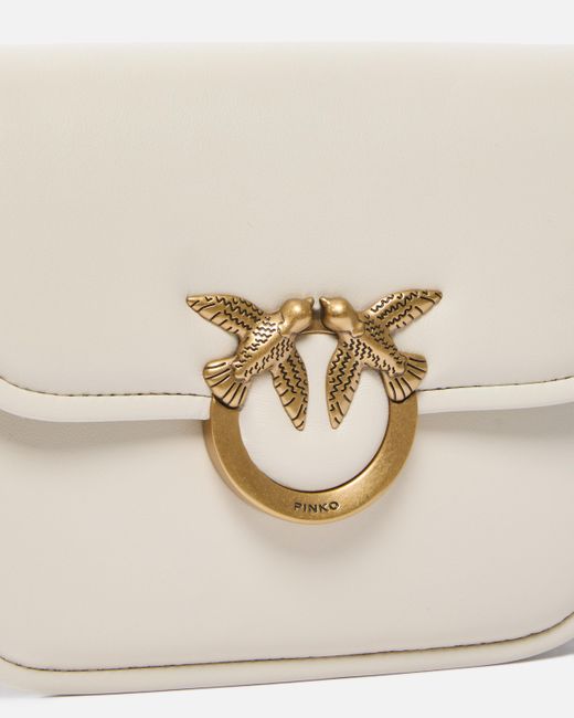 Pinko Natural Mini Crossbody Bag