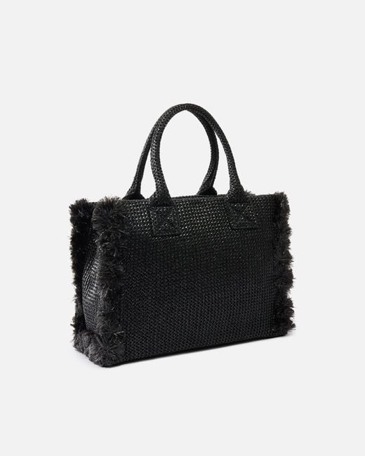 Pinko Black Medium Beach Shopping Tote