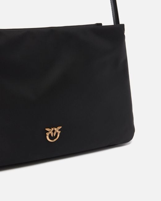 Pinko Black One, Two, Three Bag Medium Crossbody Bag