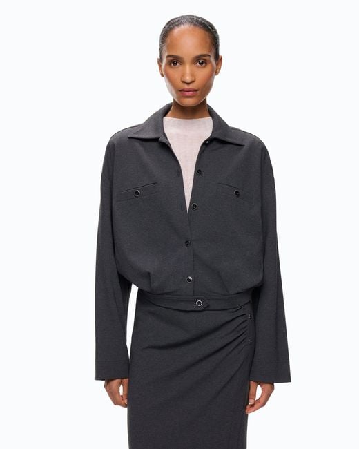 Pinko Black Relaxed-Fit Overshirt