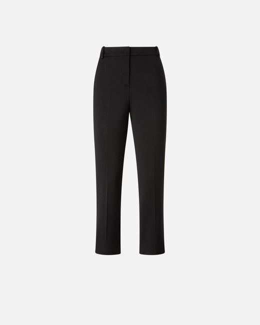 Pinko Black Milano-Knit Cigarette Trousers