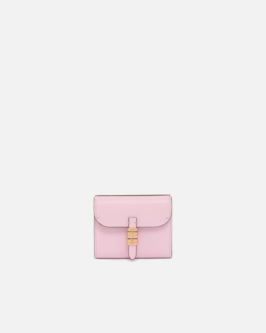 Pinko Pink Leather Wallet With Lettering