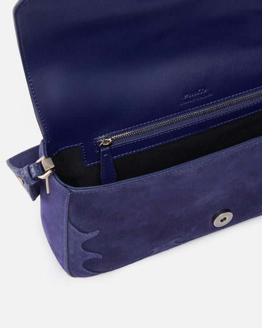 Pinko Blue Love Bag One Slouchy Medium Shoulder Bag