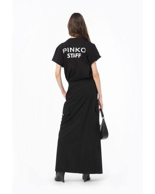 Pinko Maxi Skirt in Black | Lyst UK