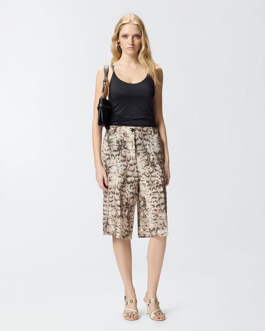 Pinko Black Bodysuit With Crossed Shoulder Straps