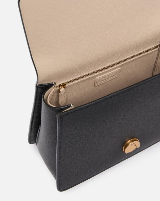Borsa A Mano Media Love Bag Top Handle Light di Pinko in Black