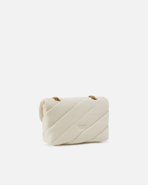 Pinko Natural Mini Love Bag Puff Maxi Quilt