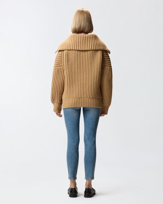 Pinko Natural Wide-rib Cardicoat