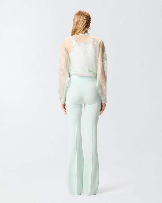 Pinko Green Cropped Pea Coat