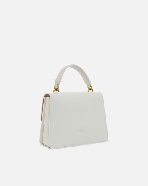 Pinko White Mini Handbag Love Bag Top Handle