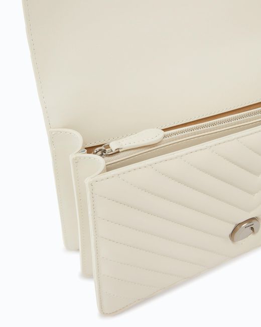 Pinko Natural Classic Love Bag One Chevron