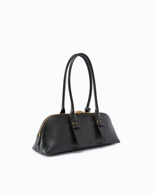 Pinko Black Escape Bag Horizontal Large Shoulder Bag