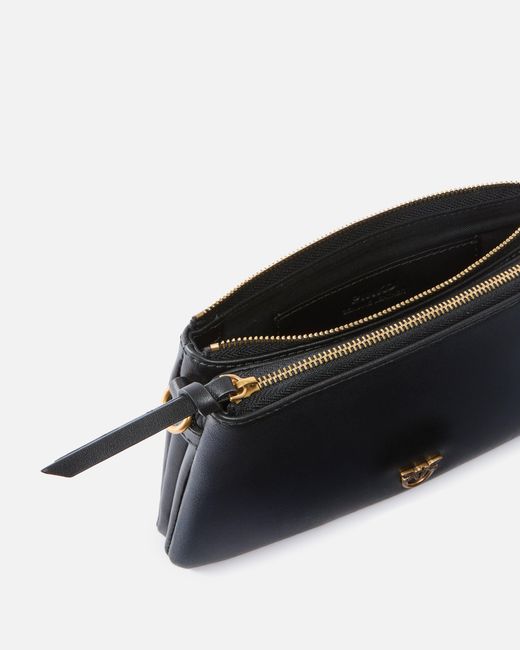 Pinko Multicolor Leather Mini Double Bag With Shoulder Strap