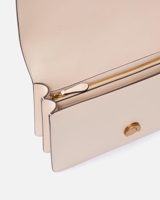 Pinko Natural Love Bag One Medium Handbag In Leather