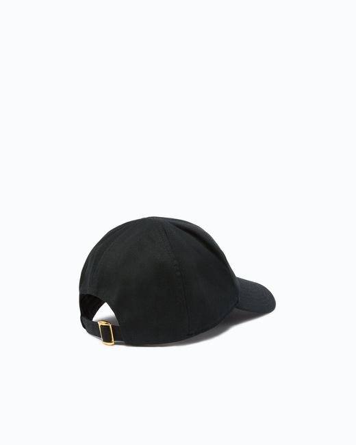 Pinko Black Cap With Peak And Love Birds Logo