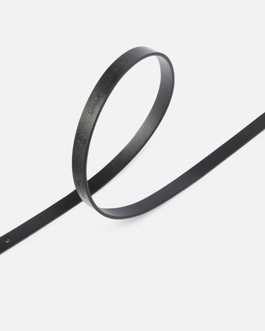 Pinko White 1.2-Cm Belt With Lettering Logo