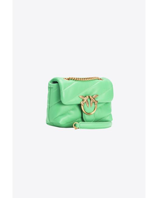 Pinko Green Baby Love Bag Puff Maxi Quilt