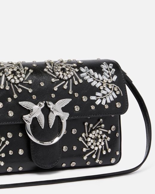 Pinko Black Love Bag Slouchy Medium Shoulder Bag