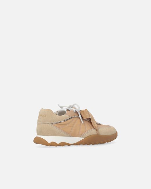 Pinko White Sneakers With Double Laces