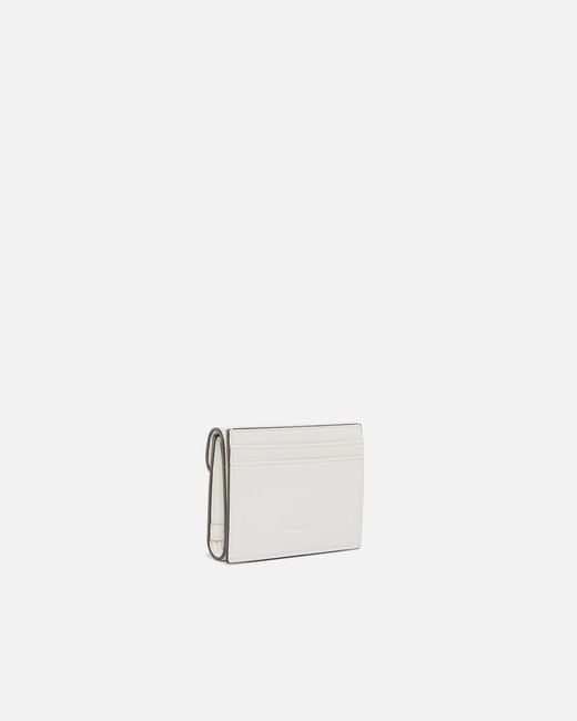 Pinko White Leather Wallet With Lettering