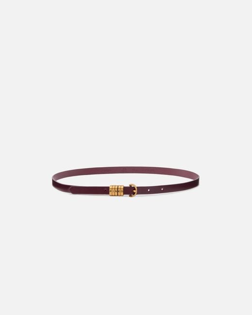 Pinko White 1.2-Cm Belt With Lettering Logo