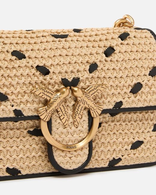 Pinko Natural Love One Mini Light Dc Rafia + V Ss26
