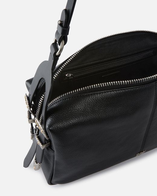 Pinko Black Keeper Bag Medium Shoulder Bag