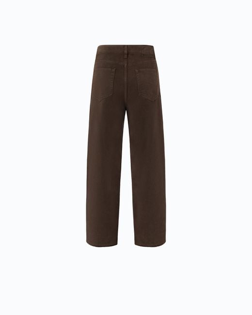 Pinko Brown Barrel-Fit Bull Denim Jeans