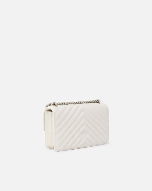 Pinko Natural Mini Love Bag One Chevron