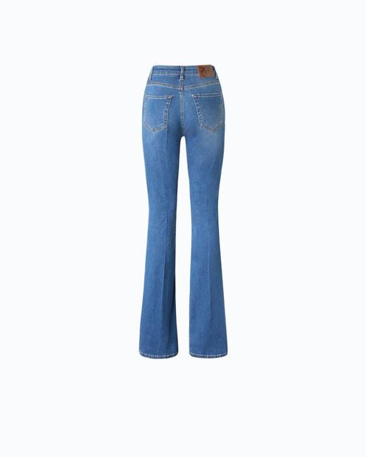 Pinko Blue Flare-Fit Five-Pocket Jeans
