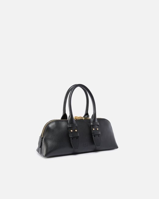 Pinko Black Small Leather Escape Bag