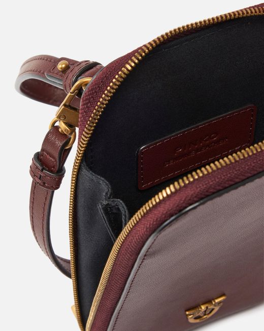 Pinko Red Zip-Around Leather Smartphone Case