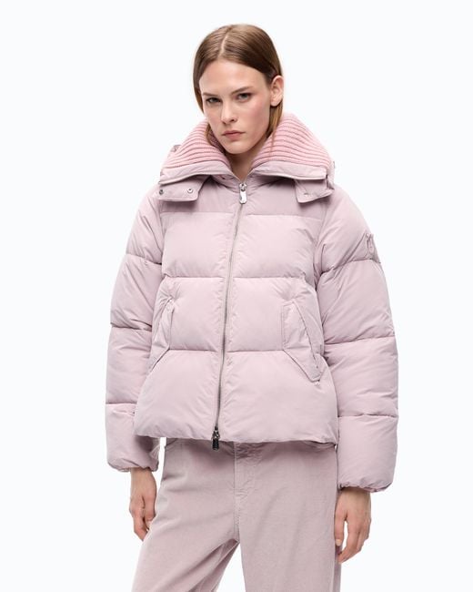 Pinko Pink Flared Pea Coat