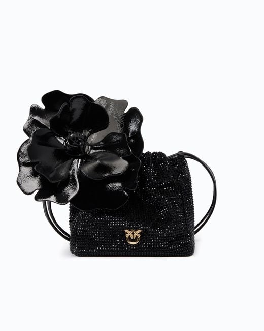 Borsa Secchiello A Spalla di Pinko in Black